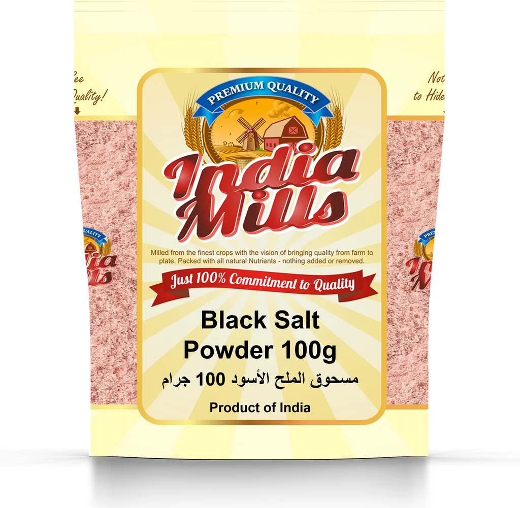 INDIA MILLS BLACK SALT POWDER (24x100G)