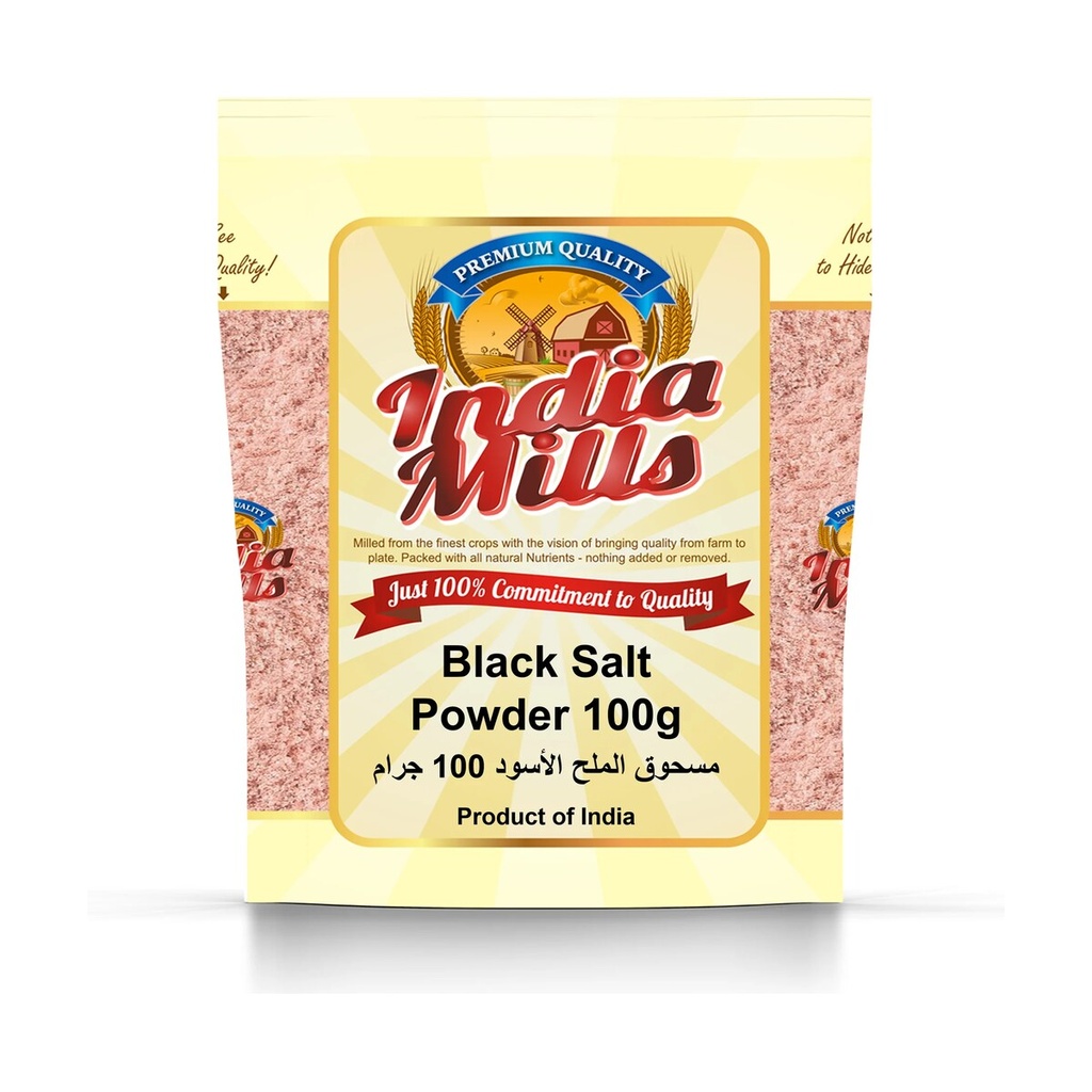 INDIA MILLS BLACK SALT POWDER (24x100G)