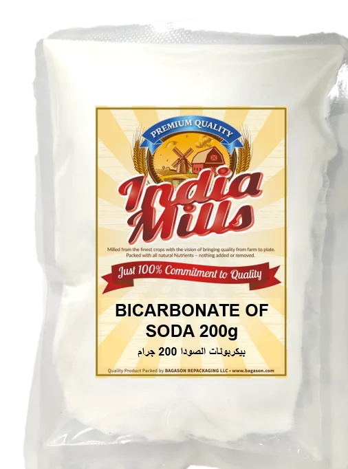 INDIA MILLS Bicarbonate of Soda/ BAKING SODA 200G