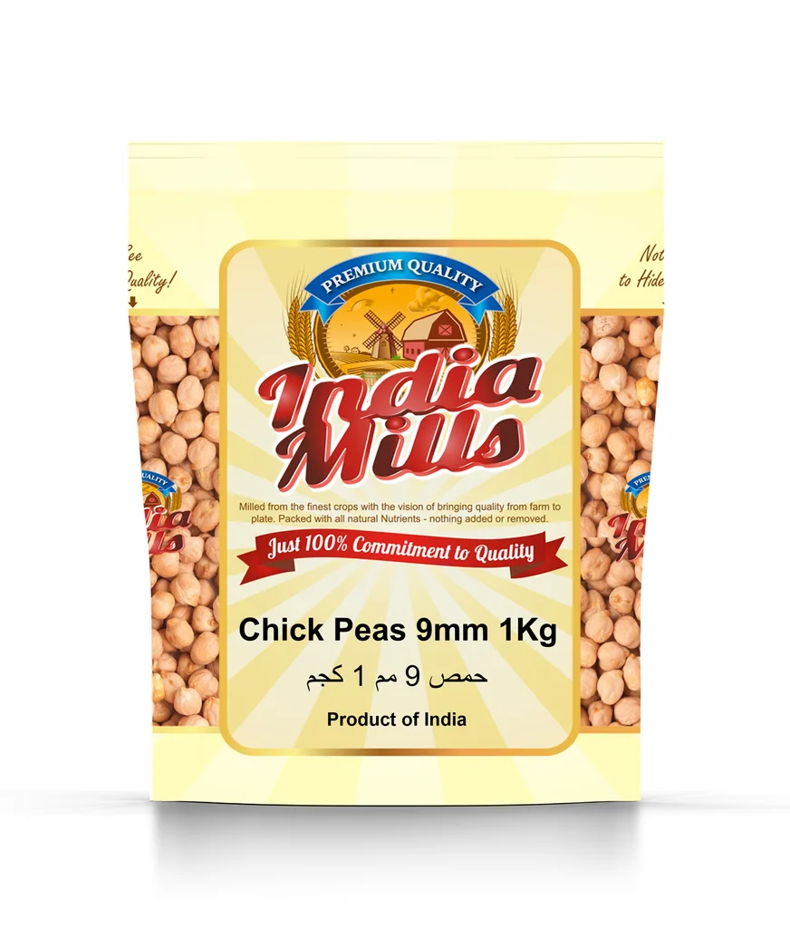 INDIA MILLS CHICK PEAS 9MM (12X1KG)