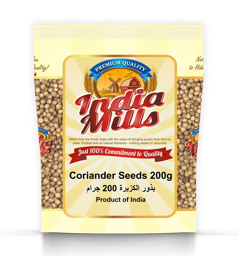 INDIA MILLS CORIANDER WHOLE (24X200GM)