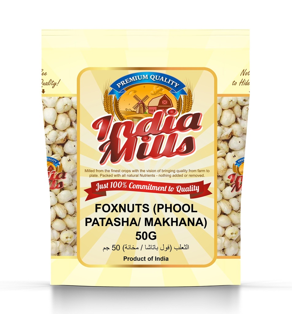 INDIA MILLS Foxnuts Phool Patasha Makhana 50g