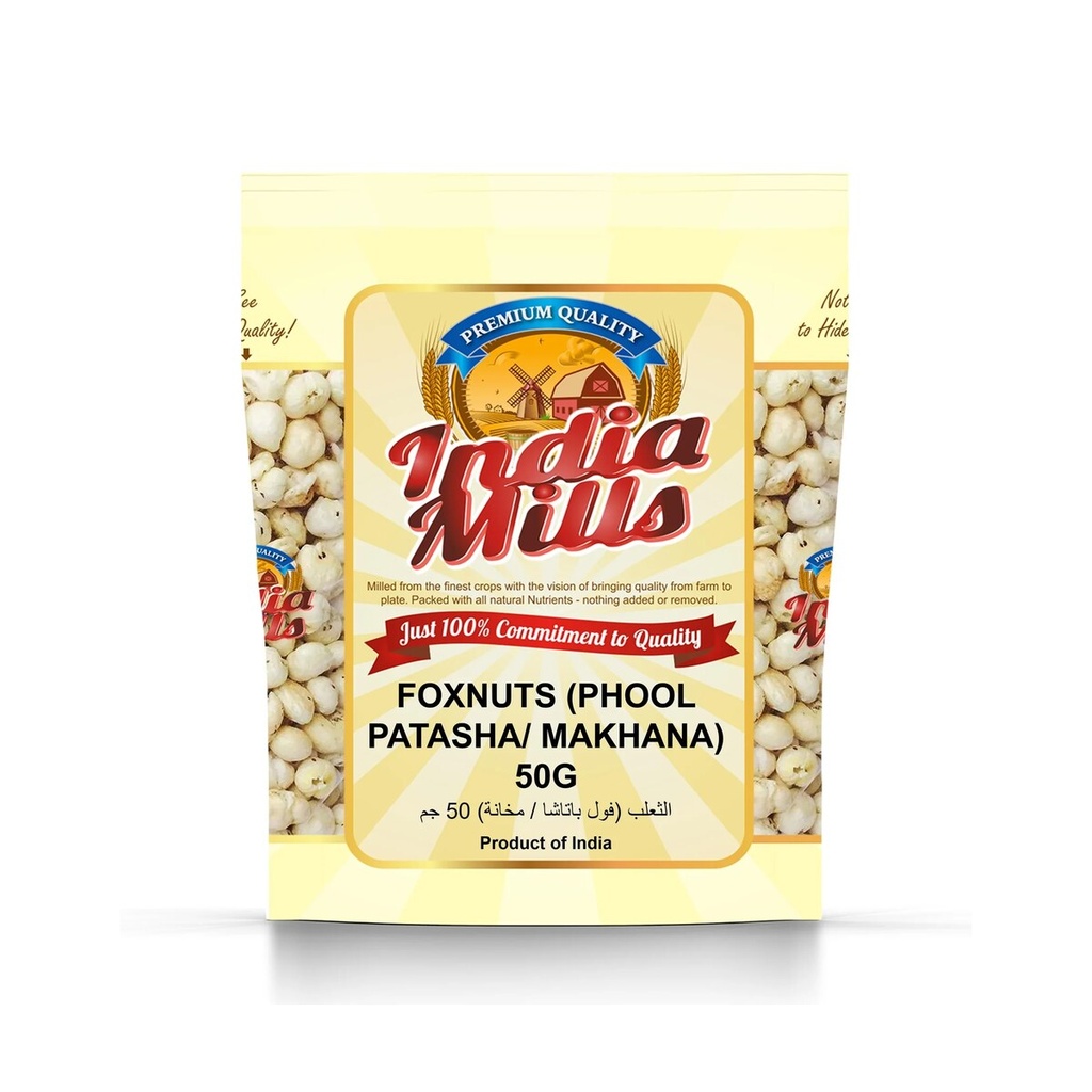 INDIA MILLS Foxnuts Phool Patasha Makhana 50g