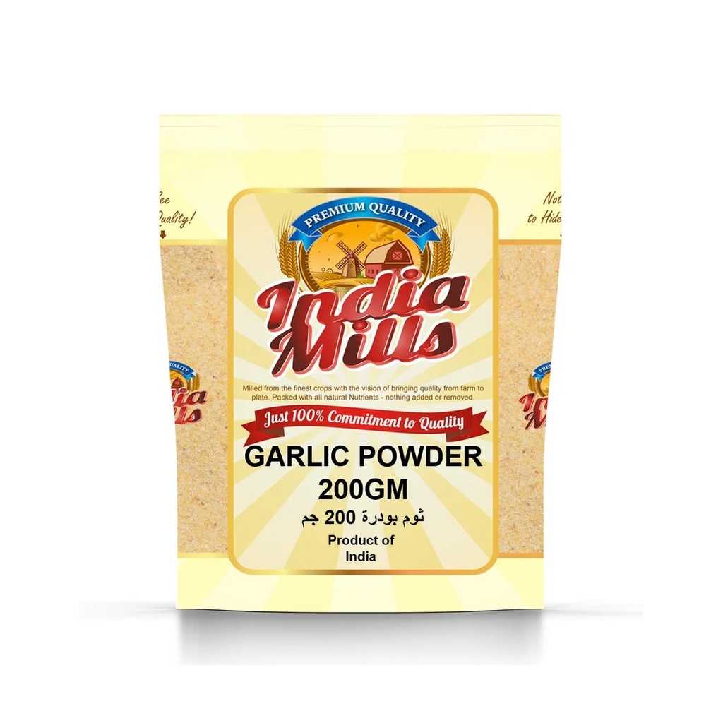 INDIA MILLS GARLIC POWDER (24X200GM)