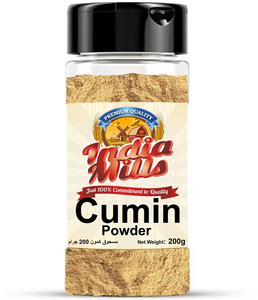 INDIA MILLS Jar CUMIN Powder 24x200GMS