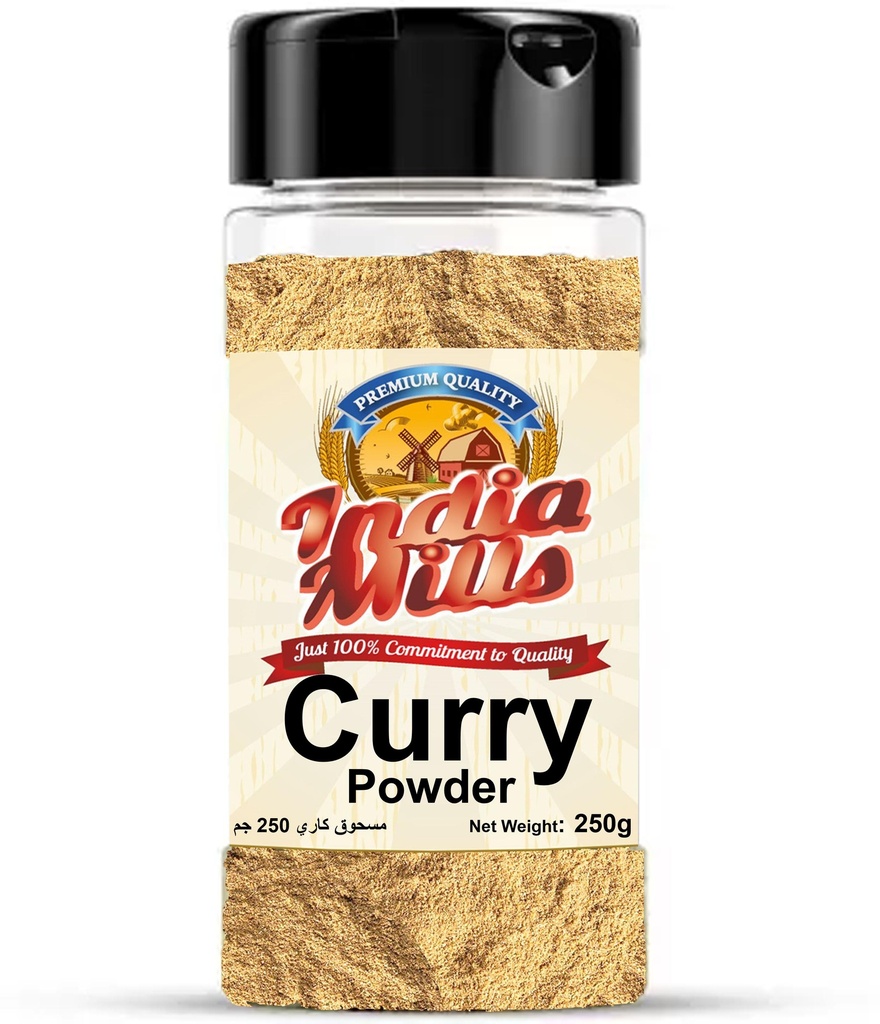 INDIA MILLS Jar CURRY Powder 24x250GMS