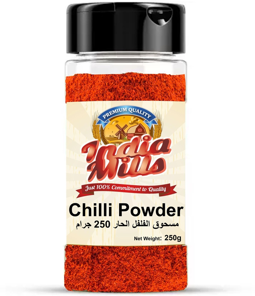 INDIA MILLS Jar Chili Powder 24x250GMS