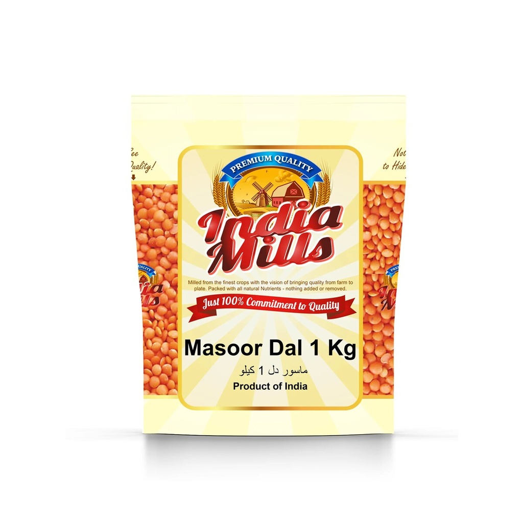 INDIA MILLS MASOOR DAL (12X1KG)
