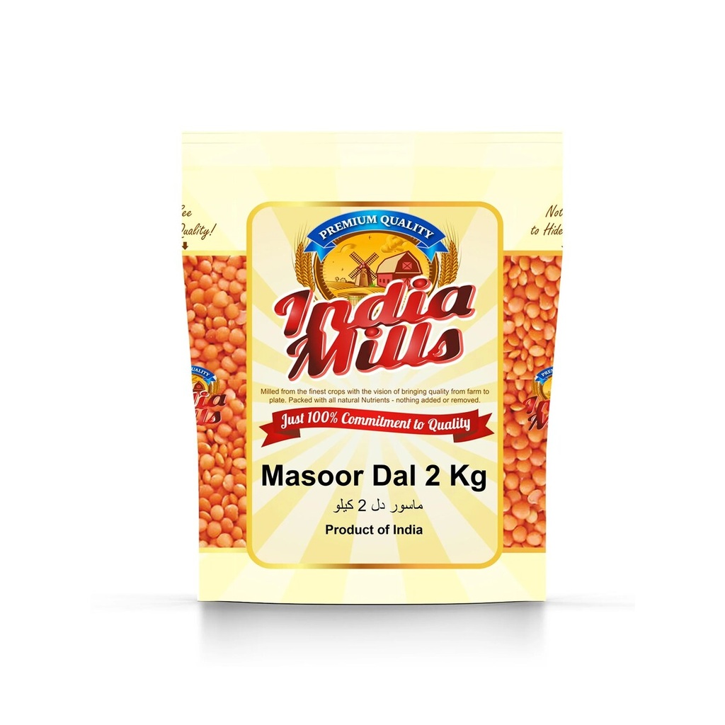 INDIA MILLS MASOOR DAL (12x2Kg)
