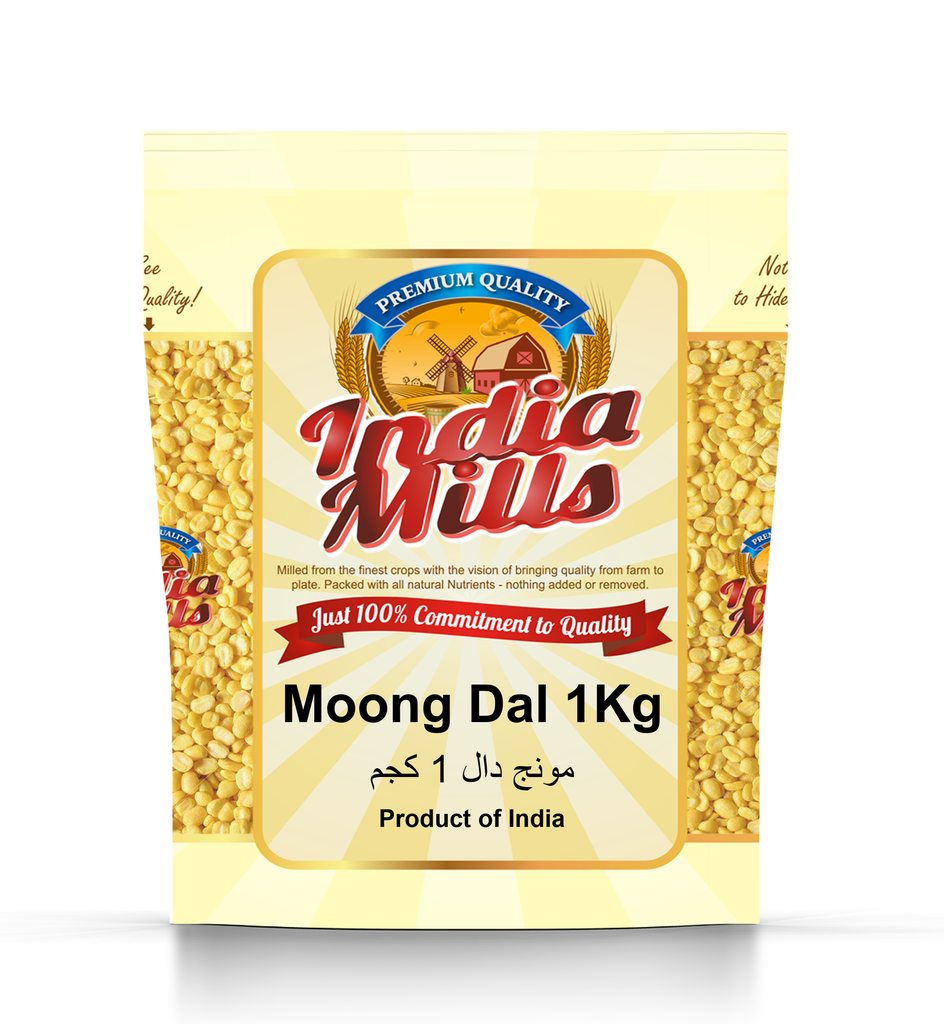 INDIA MILLS MOONG DAL (12x1KG)