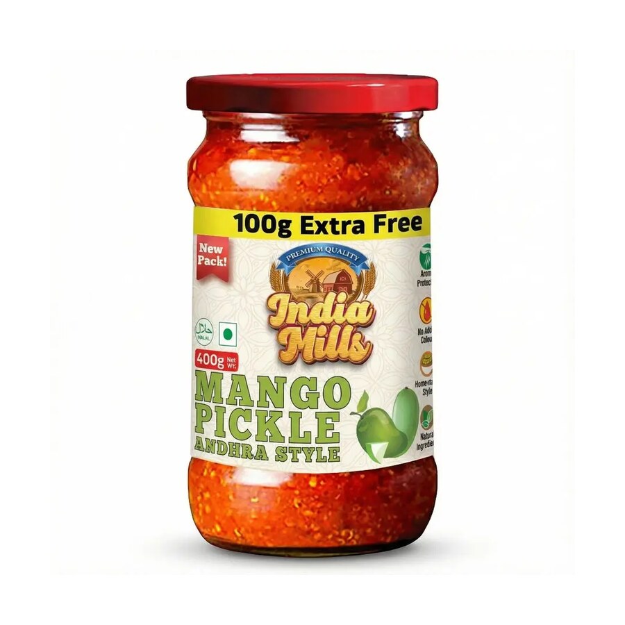 INDIA MILLS Mango Andhra Style Pickle (12x400G)