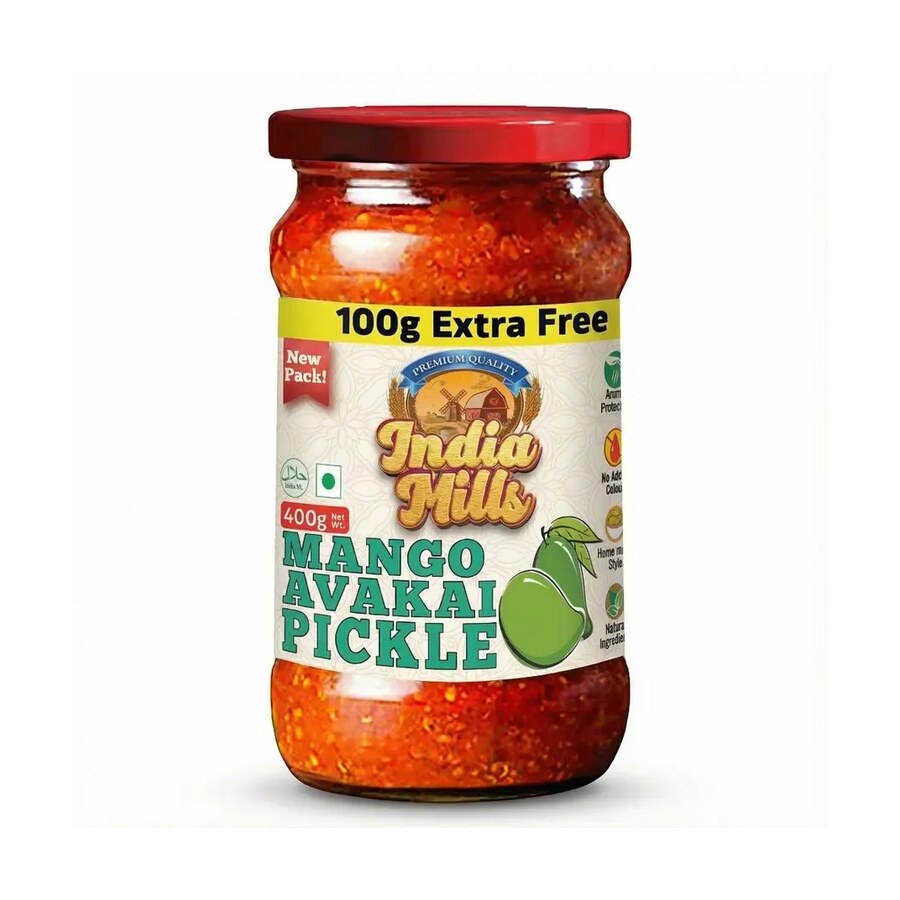 INDIA MILLS Mango Avakai Pickle (12x400G)