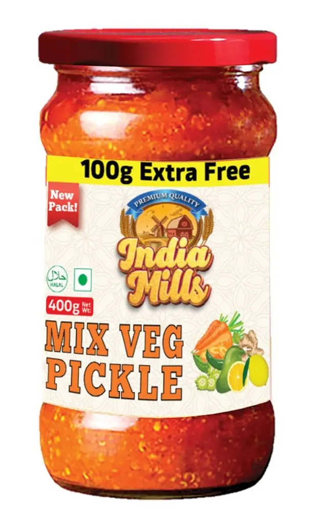 INDIA MILLS Mixed Veg NIS Pickle (12x400G)