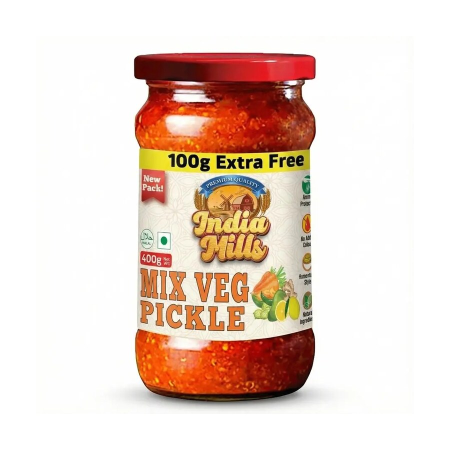 INDIA MILLS Mixed Veg NIS Pickle (12x400G)