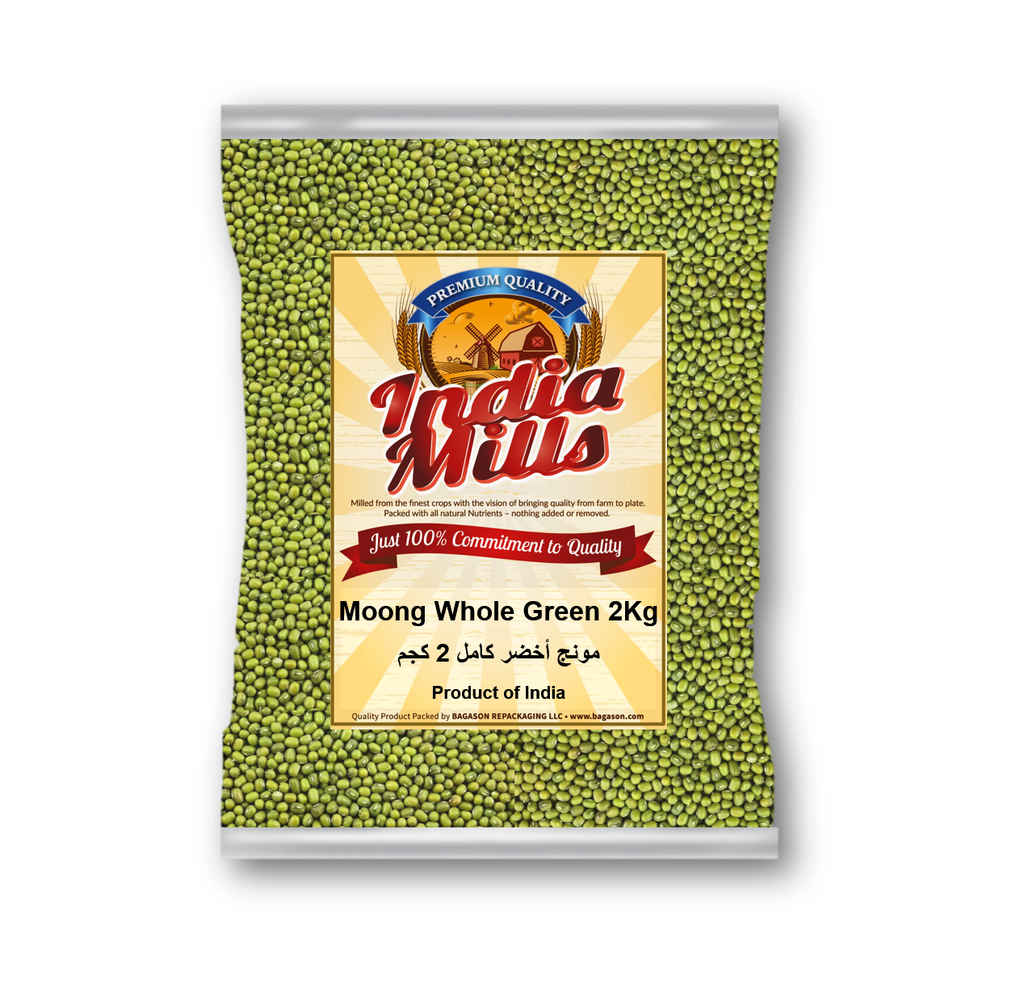 INDIA MILLS Moong Whole Green (12x2Kg)