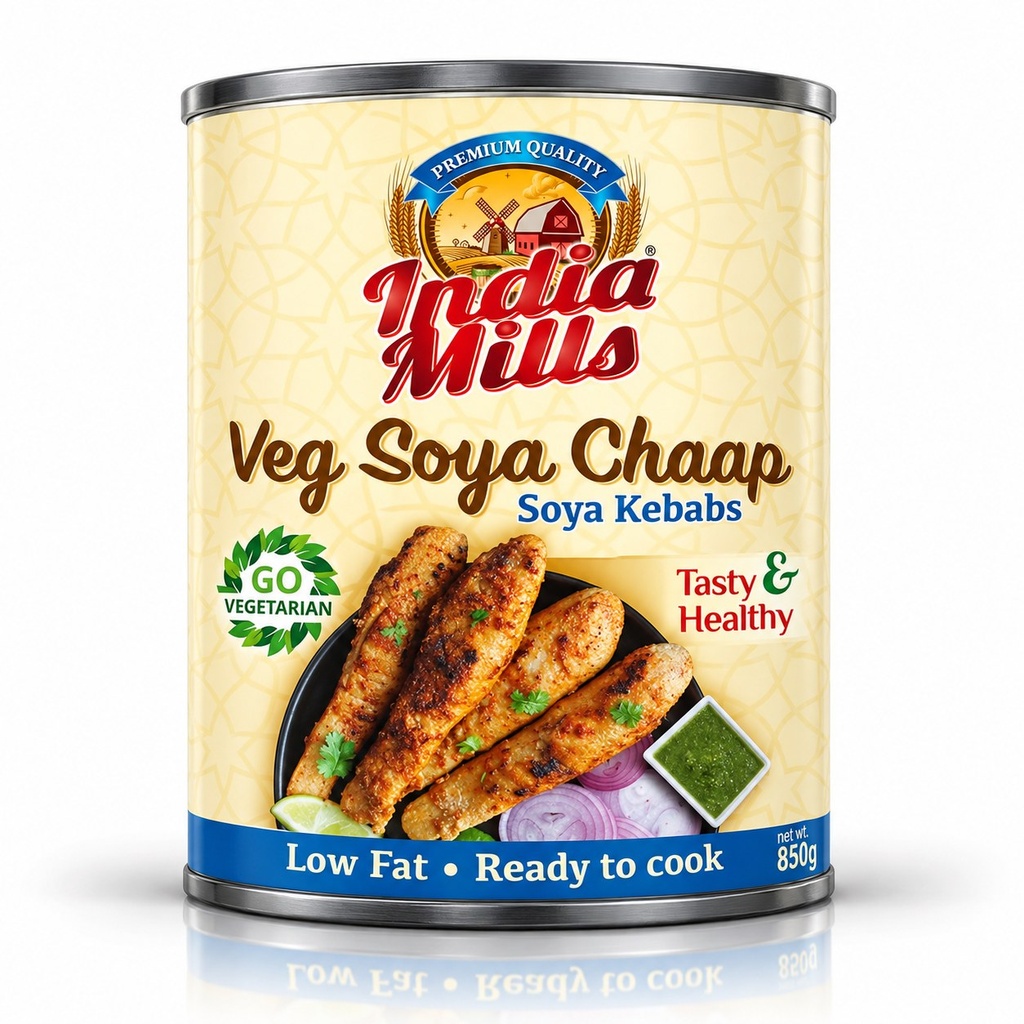 INDIA MILLS Soya Chaap (12x850g)