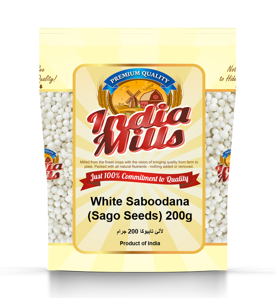 INDIA MILLS White Saboodana (Sago Seeds) (24x200g)