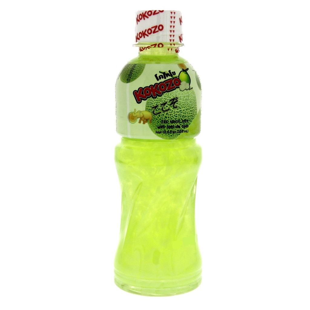 Kokozo Melon Juice With Nata De Coco(320mlx48)