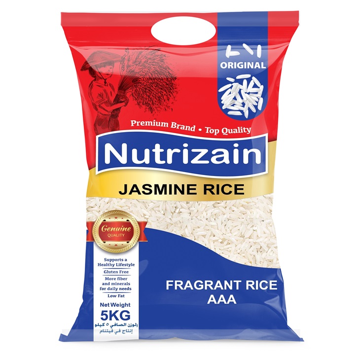 Nutrizain Jasmine Rice (5x5kg)