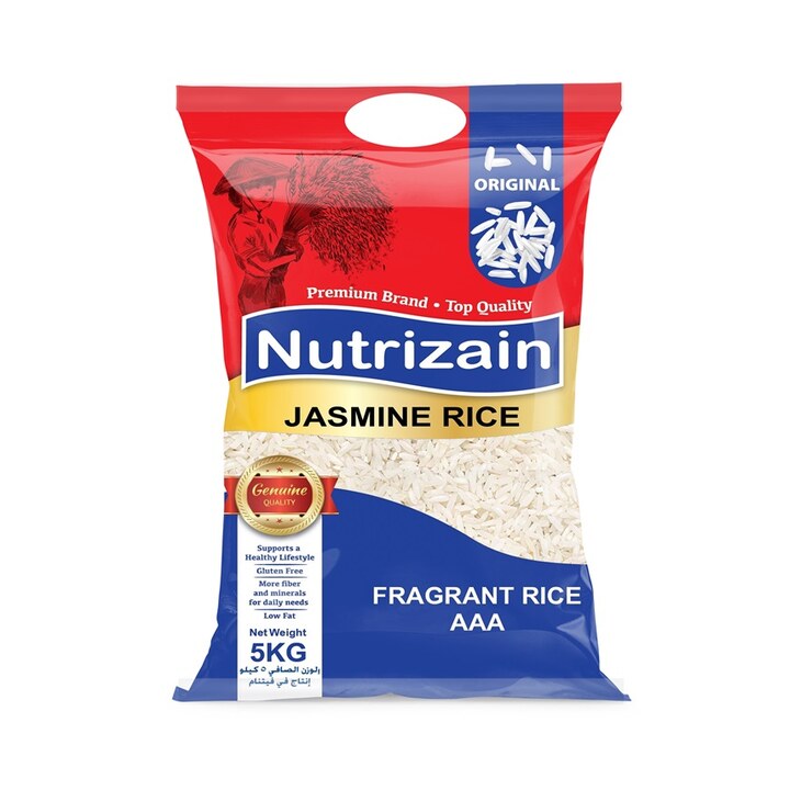 Nutrizain Jasmine Rice (5x5kg)