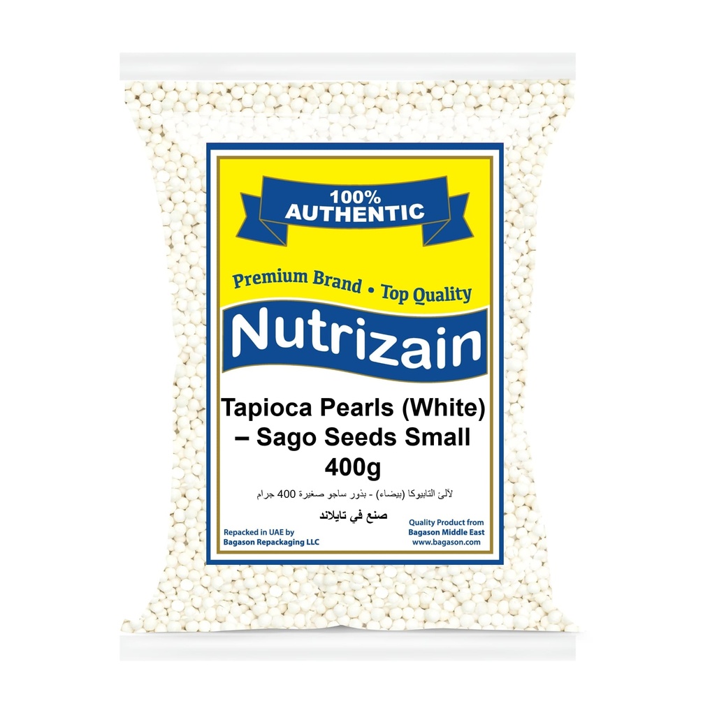 Nutrizain Tapioca Pearl (White) Small(20x400gm)
