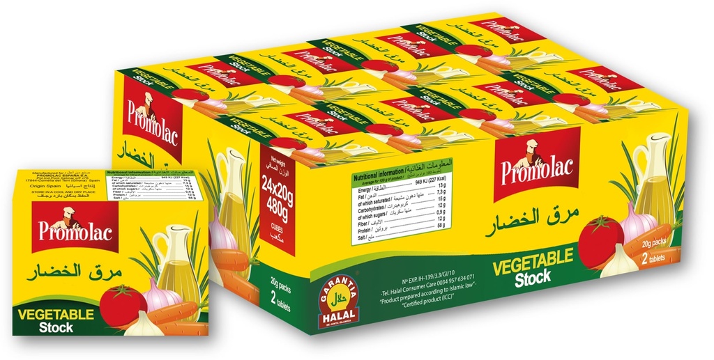 Promolac Veg Cubes (24x24x20G)