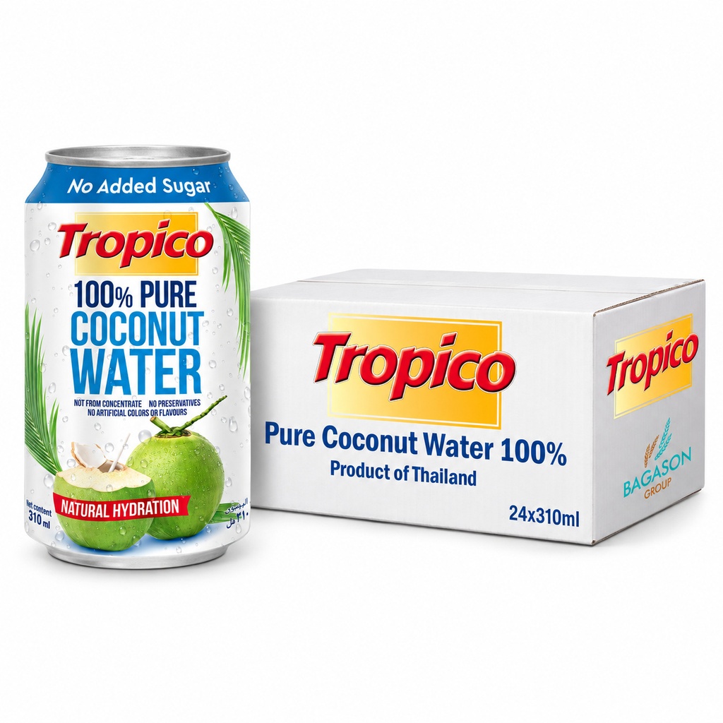 Tropico 100% Coconut Water (24x310ml)