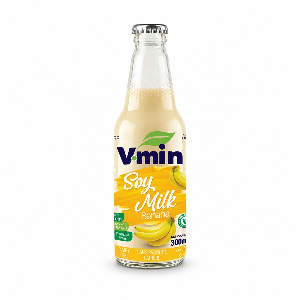 Vmin Soy Milk Banana (24x300ml)
