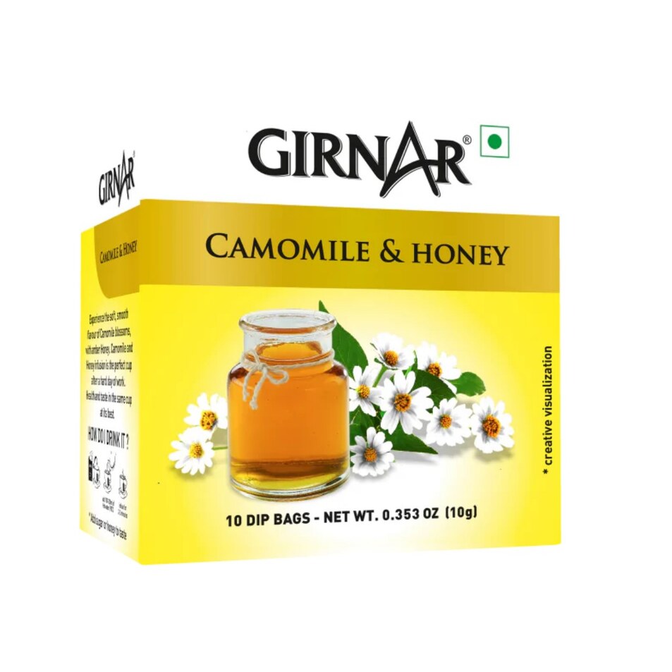 Girnar Camomile Tea Honey Infusion(10 TeaBags)(24x10g)