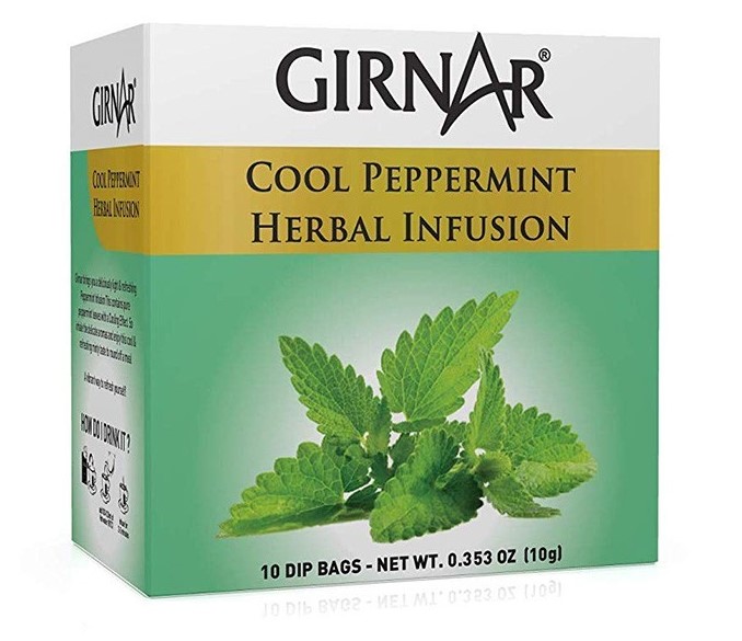 Girnar Peppermint Tea Herbal Infusion(10 TeaBags)(24x10g)