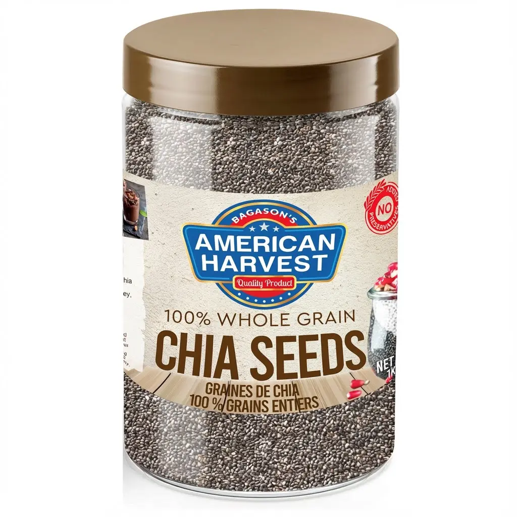 AH CHIA SEEDS (12x1kg) Jar