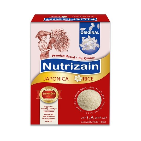 Nutrizain Japonica Rice (6x4lb) 1.8kg
