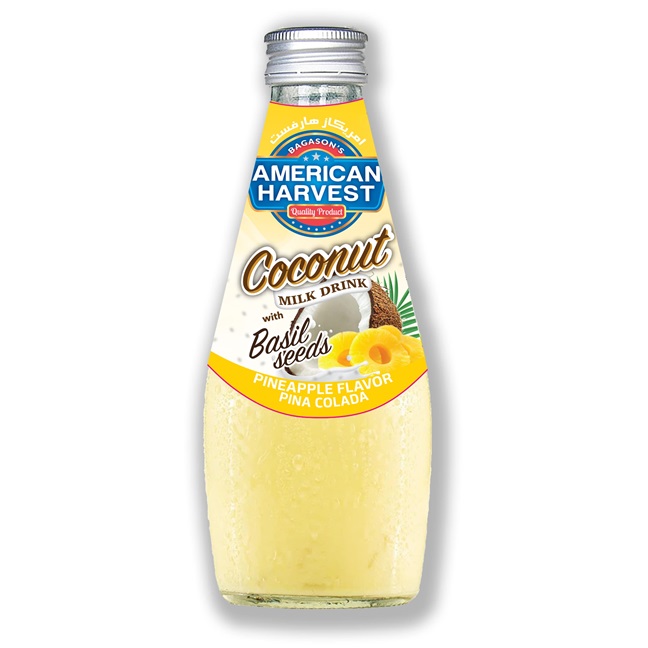 AH Coconut Milk Pineapple With Basil Seed (24x290ml)