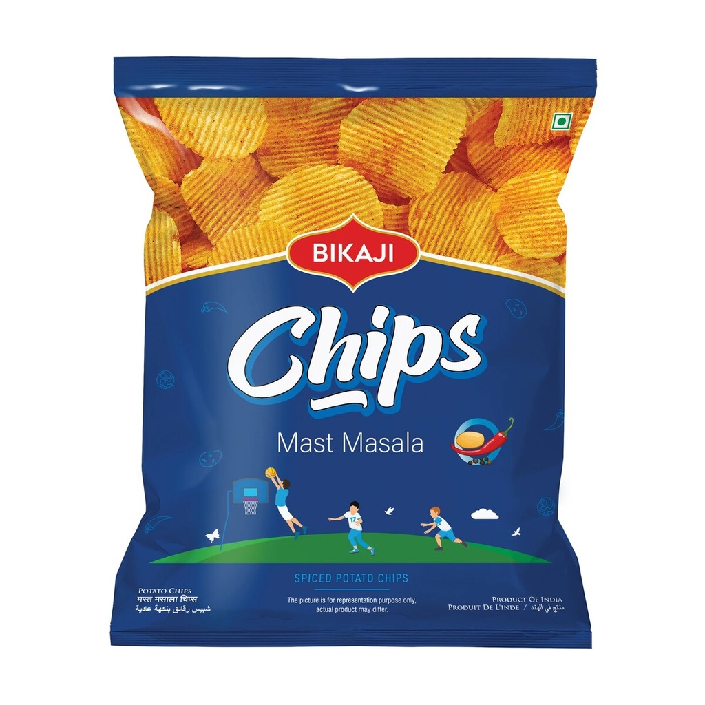 Bikaji Potato Chips Mast Masala (90x40G)