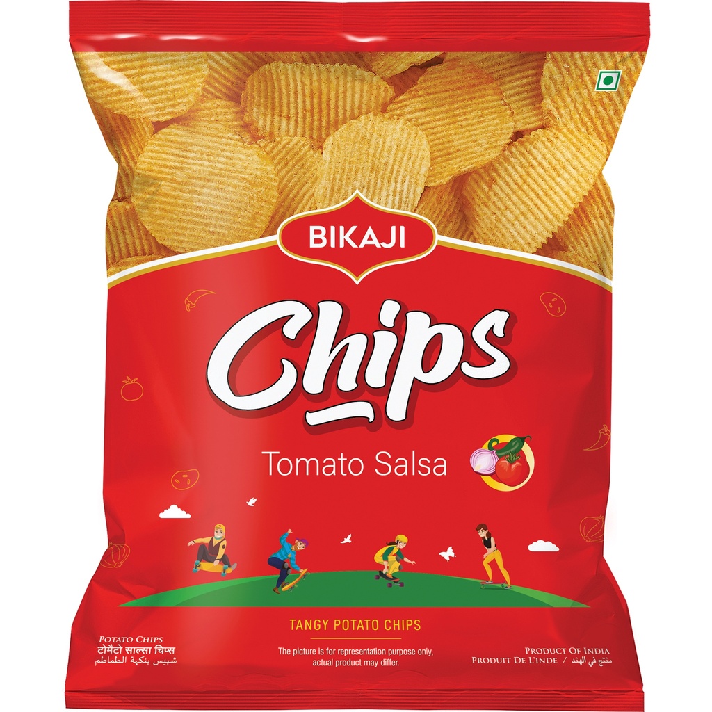Bikaji Potato Chips Tomato Salsa (90x40G)