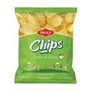 Bikaji Potato Chips Cream N Onion (90x40G)