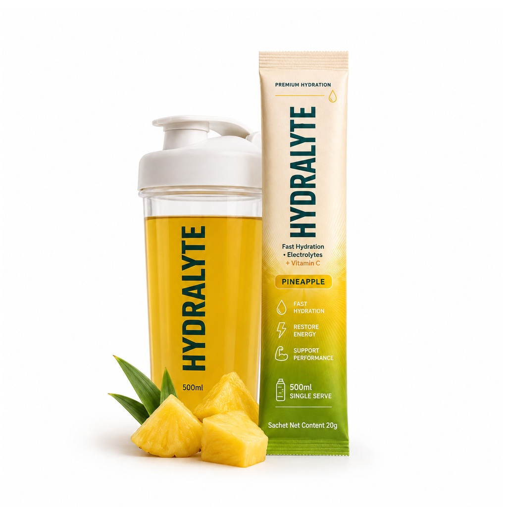 Hydralyte Electrolyte Powder Pineapple (8x25x20g)