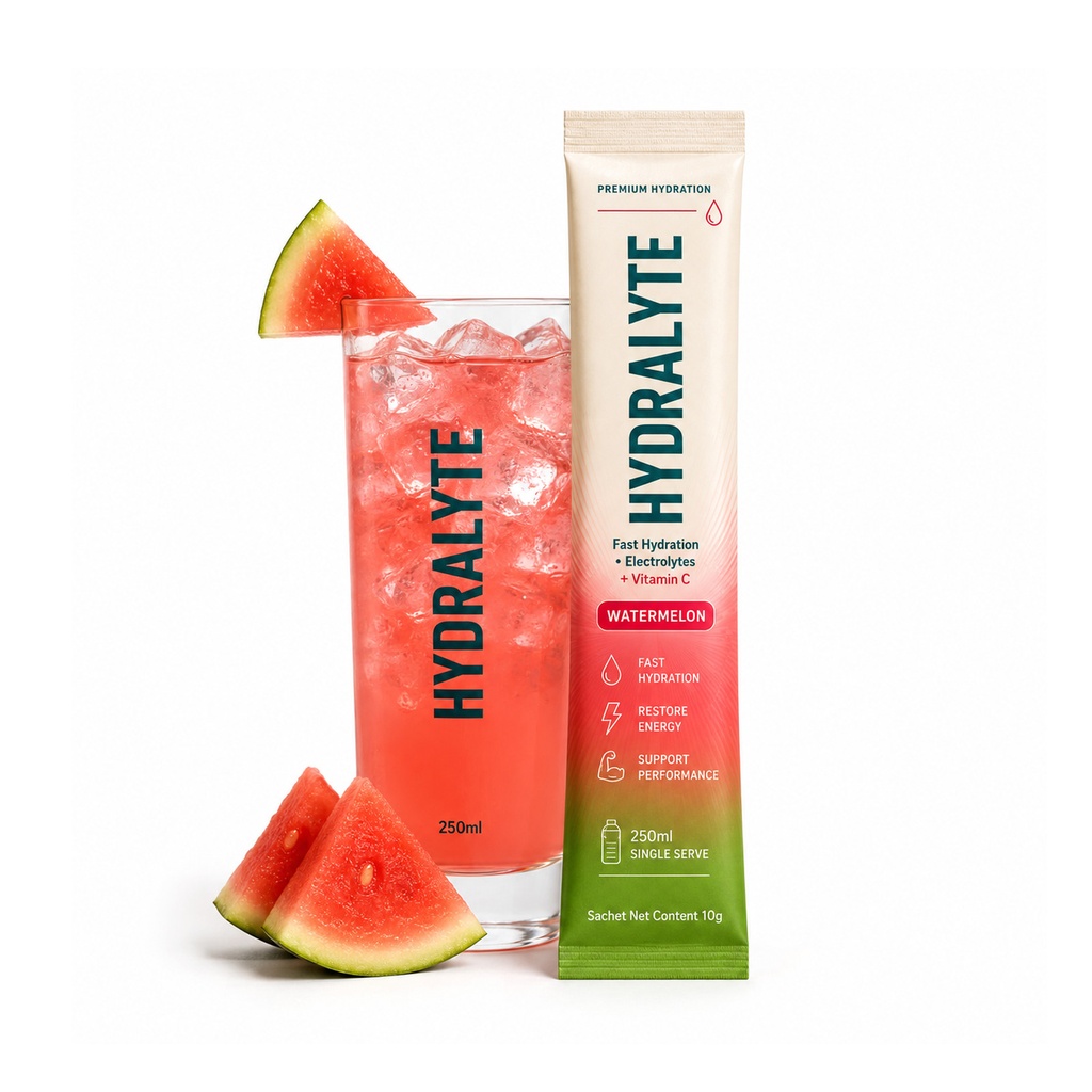 Hydralyte Electrolyte Powder Watermelon (12x25x10g)