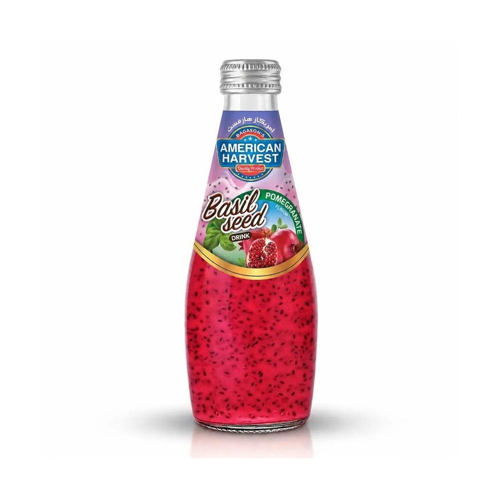 AH Basil Seed Drink Pomegranate (24x290ml)