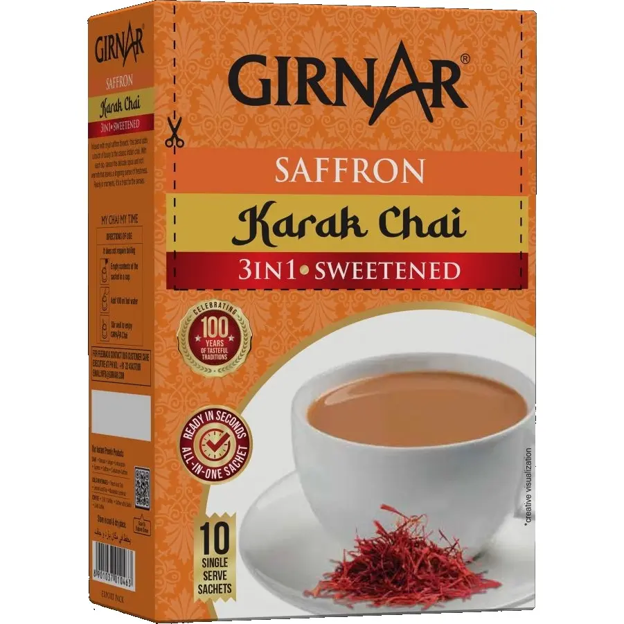 Girnar Saffron Premix 3in1 (10 Sachets)(140gx36)