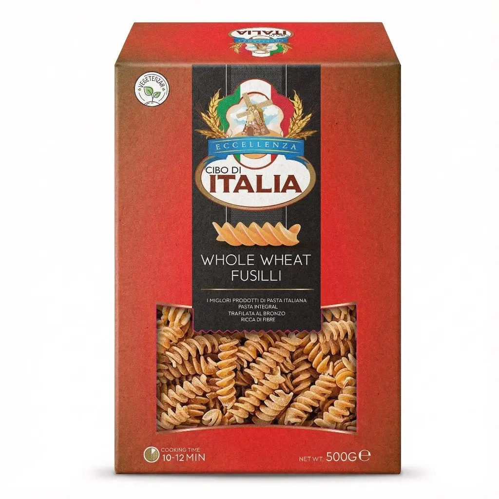 Cibo Di Italia Pasta Fusilli - Whole Wheat (16x500g)