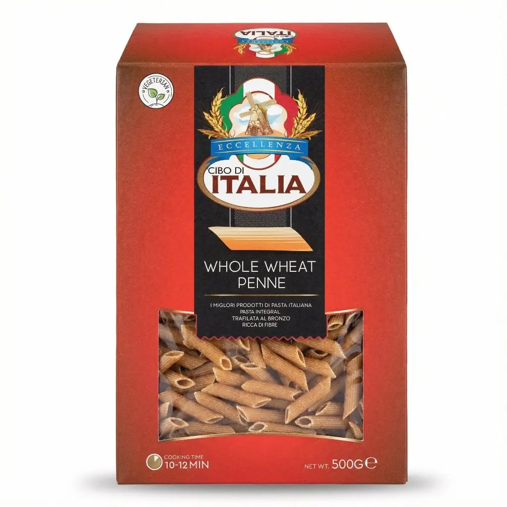 Cibo Di Italia Pasta Penne Rigate - Whole Wheat (16x500g)