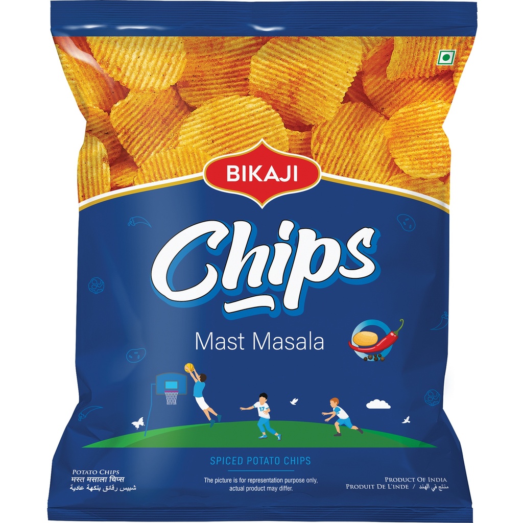 Bikaji Potato Chips Mast Masala (12x80G)