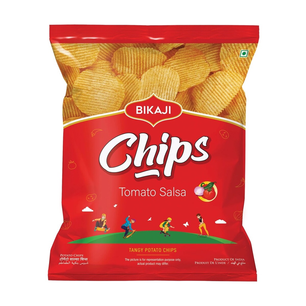 Bikaji Potato Chips Tomato Salsa (12x80G)