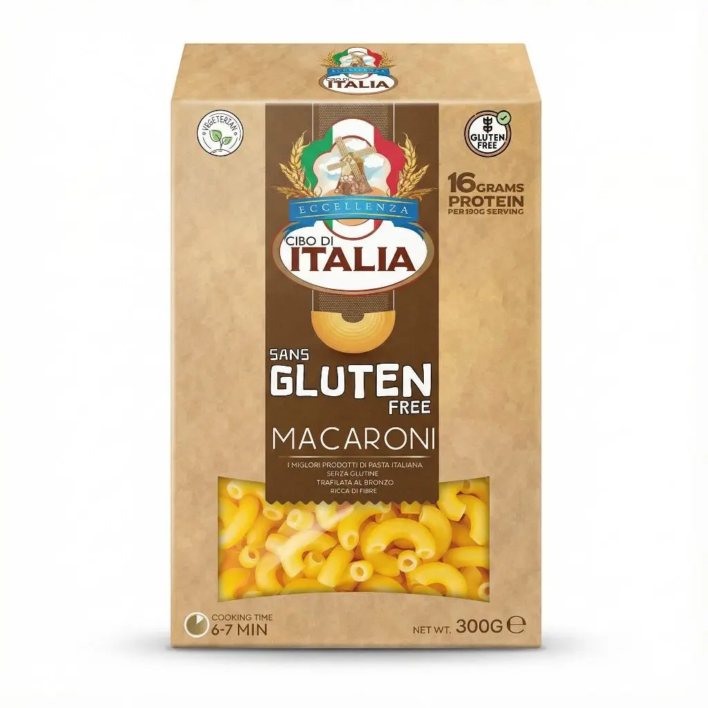 Cibo Di Italia Pasta Macaroni - Gluten Free (12x300g)