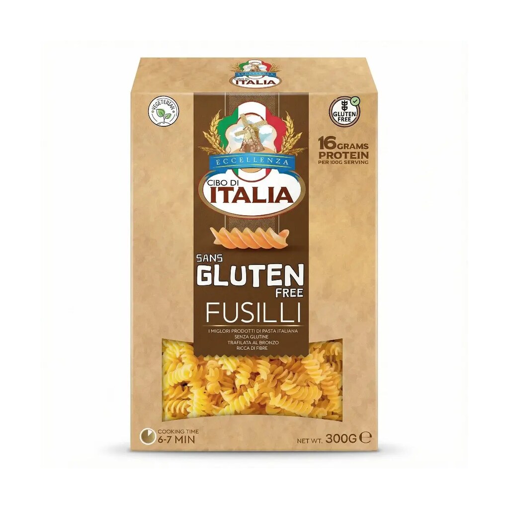 Cibo Di Italia Pasta Fusilli - Gluten Free (12x300g)