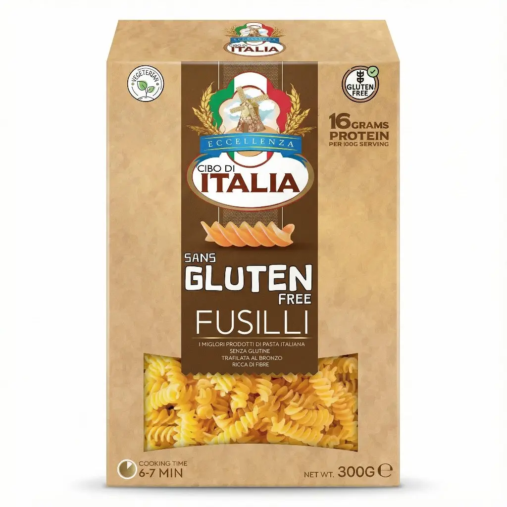 Cibo Di Italia Pasta Fusilli - Gluten Free (12x300g)