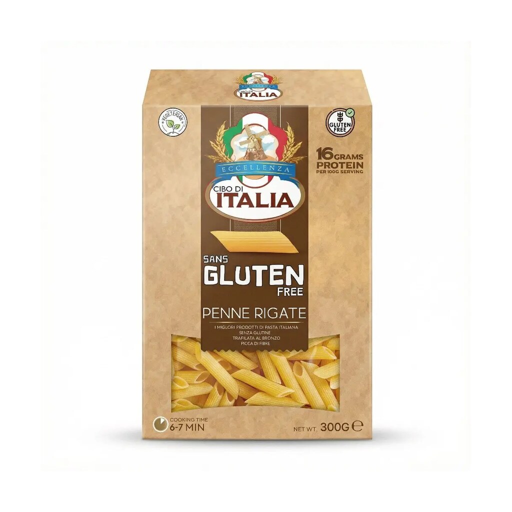 Cibo Di Italia Pasta Penne Rigate - Gluten Free (12x300g)