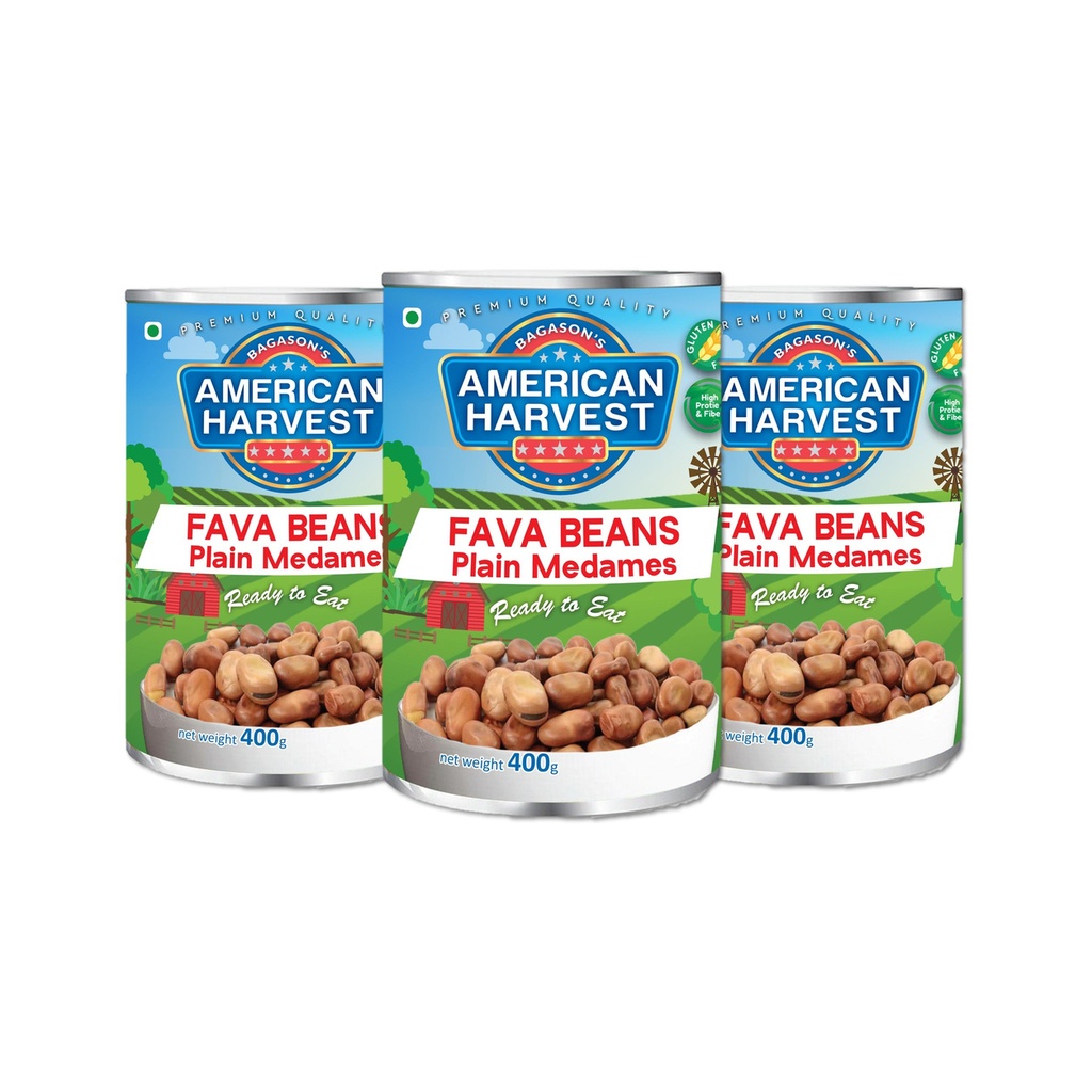 AH PROMO Fava Beans (Foul Medammas Plain)(3x400g)