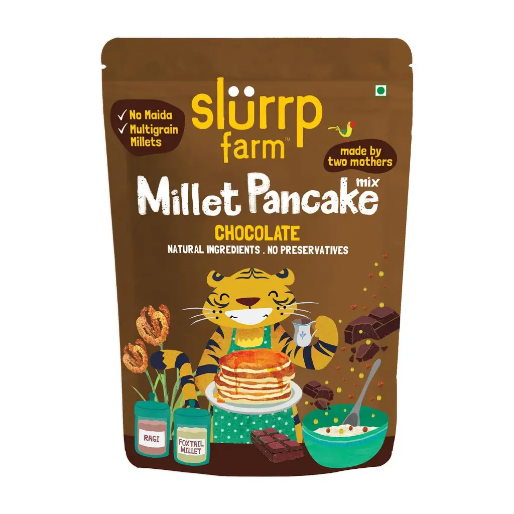 Slurrp Farms Millet Pancake Mix: Chocolate (40x150 gms)